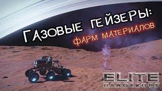 Elite Dangerous - Газовые гейзеры: фарм материалов