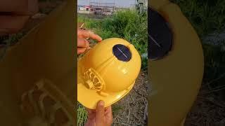 Solar Helmet Fan Coolness! 🪖