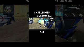 CHALLENGED CUSTOM 2V2#ZENIX FREEFIRE#shorts #FREEFIRE