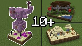 10+ Mini Builds in Minecraft!