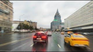 Moscow from the bus window (Walking Tour  in Moscow  №374)