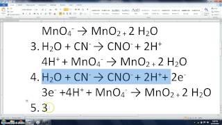 How to Balance Redox Reactions