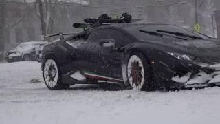 КЛАССНАЯ МУЗЫКА | ЗИМНИЙ ДРИФТ НА Lamborghini Huracan