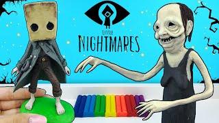 Mono and The Granny from the game Little Nightmares 2 | Sculpt figures from plasticine