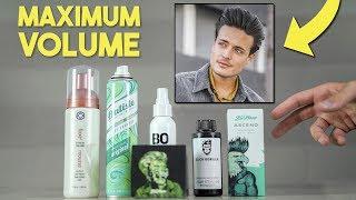 The Best Hair Products For VOLUME | Mens Hair Tips