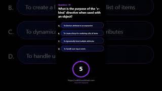 What is the purpose of the v bind directive when used with an object
