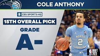 Orlando Magic select Cole Anthony with the 15th overall pick | 2020 NBA Draft | CBS Sports HQ