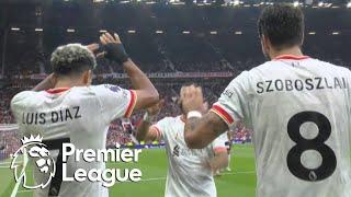 Luis Diaz heads Liverpool in front of Manchester United | Premier League | NBC Sports