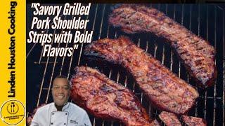 How to make "Savory Grilled Pork Shoulder Strips with Bold Flavors"