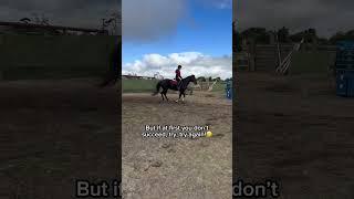 Watch till the end! #horselife #horseriding #funny