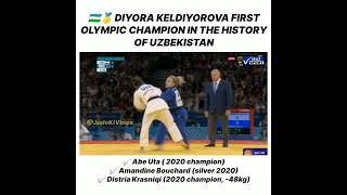  DIYORA KELDIYOROVA FIRST OLYMPIC CHAMPION IN THE HISTORY OF UZBEKISTAN #shorts #short #ijf #judo