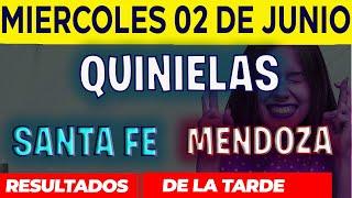 Resultados Quinielas Vespertinas de Santa Fe y Mendoza, Miércoles 2 de Junio