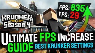 *BEST* Krunker.io SEASON 4 Settings | BOOST Performance (MAX FPS!)