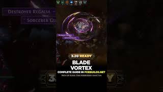 3.20 BLADE VORTEX - BUILD GUIDE | PoE Builds | #shorts #poe #pathofexile