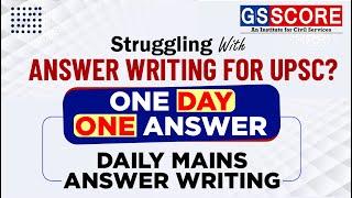 One Day One Answer | Daily Answer Writing Practice for UPSC Exam #ODOA