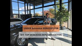 Unser Schmolck Serviceflyer mit den passenden Mercedes-Benz Winterrädern und Zubehör & Collection