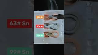 63% High-Purity Solder Wire Low Melting Point, Smooth Flow, Shiny & Strong Joints! #SolderWire