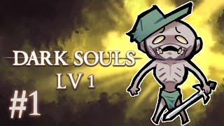  parece fácil - dark souls lvl 1 run #1