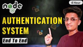 End To End Node JS Authentication System  | Mongo DB | Express JS | JavaScript #coding