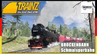 Trainz Railroad Simulator | BROCKENBAHN | Schmalspurbahn | 3DZug | TRS 2022/2019 [Deutsch]