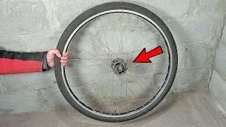 Simple Invention: Create This with Just a Bike Wheel!