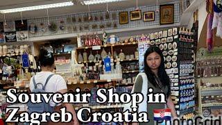 Souvenir Shop in Zagreb Croatia 