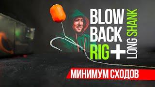 КАРПОВЫЙ МОНТАЖ от ЧЕМПИОНА РОССИИ!  Минимум СХОДОВ! BLOWBACK RIG на крючке LONG SHANK!