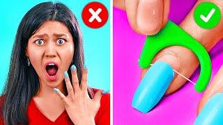 HACKS ALL GIRLS SHOULD KNOW || Trendy Beauty And Makeup Hacks