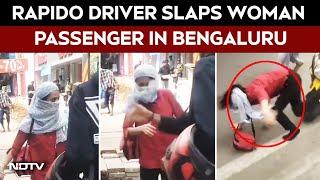 Bengaluru Rapido News | Rapido Driver Slaps Woman Passenger In Bengaluru, She Falls To Ground