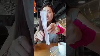 Why Chinese people doing this? And how to use chopsticks in a Chinese restaurant!