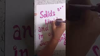 3D font texture|| creative ideas ||3d letters writing #shorts #youtubeshorts #creativity