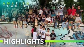 Amazing Earth: Malachi Nochum inspires change through skateboarding!