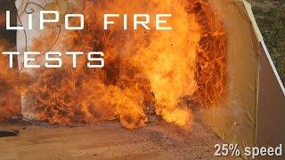 How to store LiPo battery safely - In depth LiPo fire tests