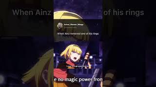 When ainz removed one of his  rings#shorts#robingamer1310#youtubeshorts#animelovers#subscribe