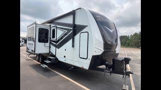 Previously Enjoyed 2023 Grand Design Momentum 31G Toy Hauler Travel Trailer