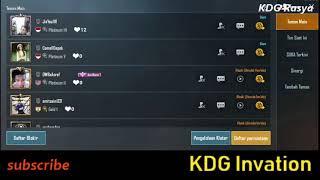 LIVE BAR-BAR PUBG KDG INVITATION