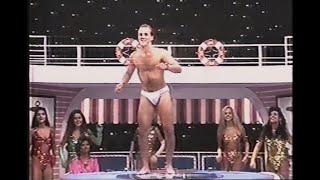 Programa Cocktail  do Miele SBT 1992 Dança/Strip Parcial do rapaz Jairo (ARQUIVO INÉDITO FITA VHS)
