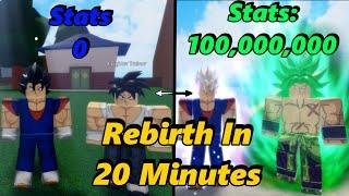 How I Rebirthed In Under 20 Minutes Dragon Blox Ultimate | Roblox