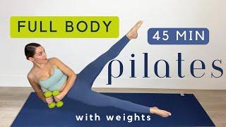 45 Minute Full Body Pilates Workout | Sculpt, Tone and Transform Your Body!