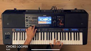 Yamaha PSR SX 720 - Live Performance - Chord Looper, Arpeggiator, Filter, Retrigger and Live Control