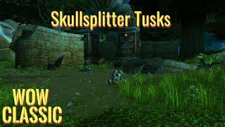 WoW Classic/Warrior leveling Guide----Skullsplitter Tusks