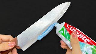 Razor Sharp in 1 Minute! Every House Needs This But No One Does it!|Clever Tricks