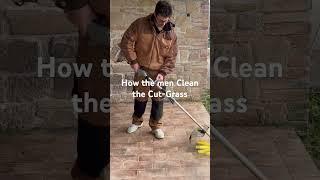 How the man Clean the Cut-Grass #lifehacks #inventions #make #clean #automobile #funny #tools #diy
