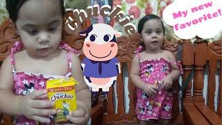 Fozia's New Favorite Drink | May batang excited | Her simple joy