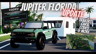 Jupiter Florida Update RV's, Car's,  Codes & More !!