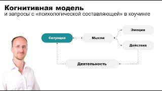 Когнитивная модель в когнитивно-поведенческом коучинге и запросы с психологической составляющей