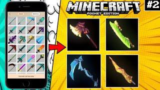 Making Weapon Mods in Mobile For Minecraft PE  || Make Minecraft Mod Without Coding....