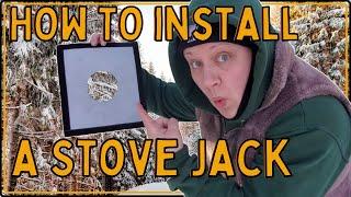 The Right Way to Cut Your Stove Jack to the Right Size Hot Tent Stove Jack Installation Instructions