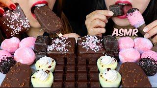 ASMR MINT CHOCOLATE ICE CREAM, CHEESECAKE, S'MORES, MOCHI, MARSHMALLOWS 리얼사운드 먹방 | Kim&Liz ASMR