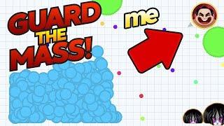 Agar.io Mobile - HIGH RISK MASS PILE TROLL